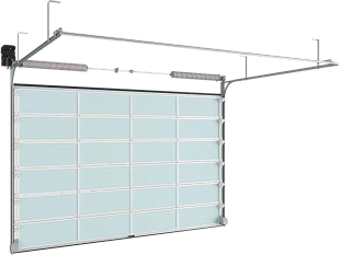 Рулонные ворота для автомойки с механизмом серии isd02 2500x3700