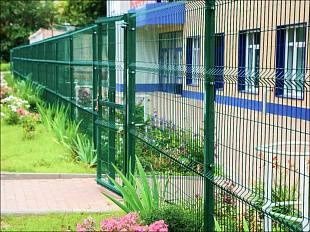 Секция Стандарт из прутка 5 мм, 3000x1530 с ячейкой 50х200 цвет зеленый ral 6005