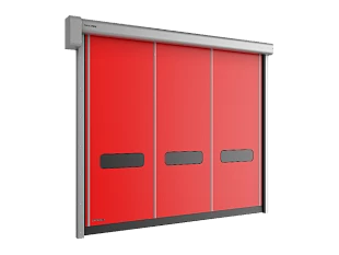 Рулонные ворота для автомойки серии speedroll sdo 2750x3400